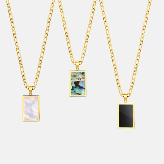 SQUARE SHELL CHAIN
