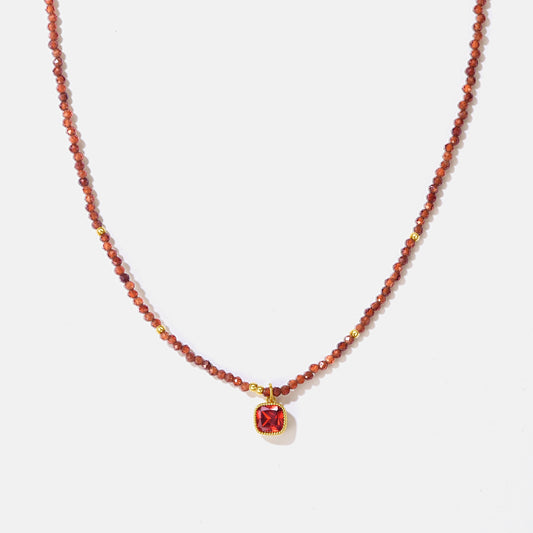 NATURAL GEMSTONE BEADED