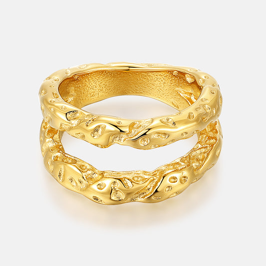 STARFALL TEXTURED RING