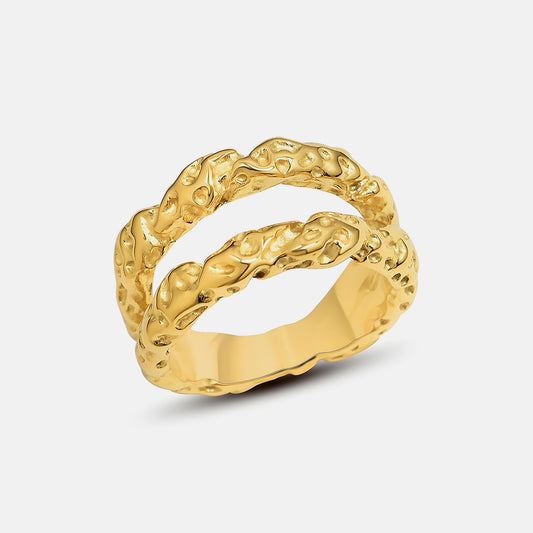 STARFALL TEXTURED RING